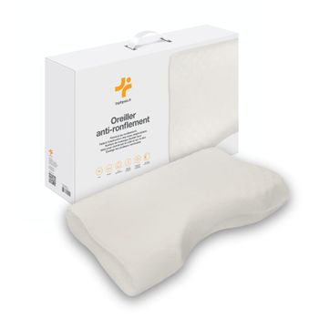 Almohada Antirronquidos 57x36x11 Cm Doble Superficie De Masaje Inphysio