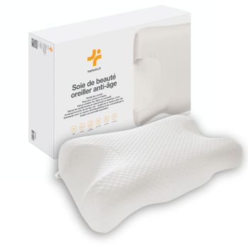 Almohada Anti-edad Antiarrugas Soie De Beauté 58x37x11 Cm Funda Lyocell Inphysio