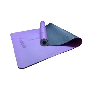 Tapete De Yoga Antideslizante Inphysio Adhérencemax 183 X 68 X 0.42 Caucho Natural, Violeta