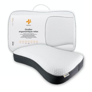 Almohada Ergonómica Confort De Hombro Relax - 60x40x13 Cm Antiácaros Inphysio