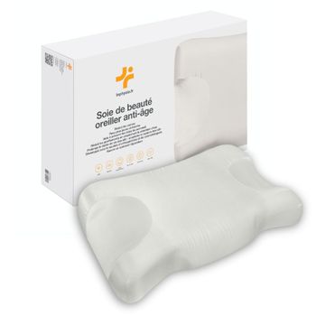 Almohada Anti-edad Antiarrugas En Seda 100% Soie De Beauté 58x37x11 Cm Inphysio