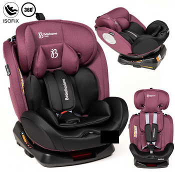 Silla De Coche - Grupo 0+/1/2/3 - Isofix - Giratoria 360° - 0-36kg - Hellios - Bebelissimo - Bordo