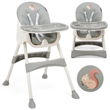 Trona Para Bebe , Convertible En Silla - 2 En 1 - Doble Bandeja, Trona Evolutiva - Tronas De Bebe - Trona Convertible - 6 Meses - 20 Kg- Pinguin,bebelissimo