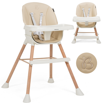 Trona Para Bebe , Convertible En Silla - 2 En 1 - Doble Bandeja, Trona  Evolutiva - Tronas De Bebe - Trona Convertible - 6 Meses - 20 Kg-  Pinguin,bebelissimo con Ofertas en Carrefour