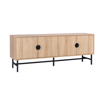 Mueble De Tv Con Efecto Madera, 160cm, Roble