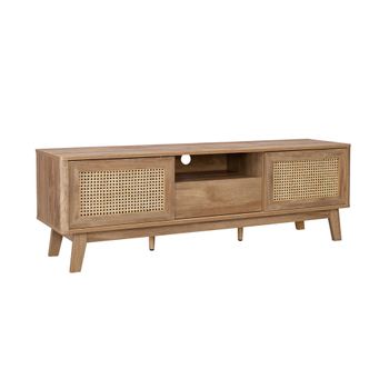 Mueble Tv Con Puertas Correderas, Caña 150cm I Sweeek