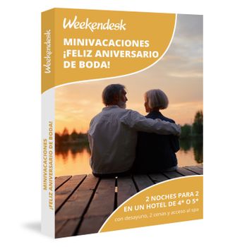 Caja Regalo Estancia - Minivacaciones ¡feliz Aniversario De Boda!