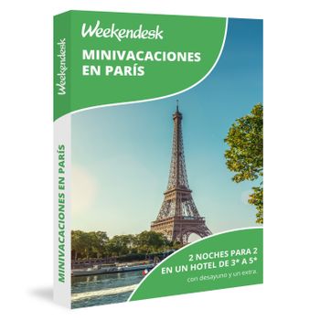Caja Regalo Estancia - Minivacaciones En París