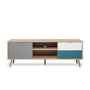 Mueble De Tv Escandinavo 150cm Perast