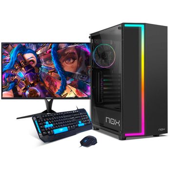 Pack Gaming Completo By Neo-pc - Amd Ryzen 7 5700g 3.8 Ghz -16gb Ram Ddr4- 480 Gb Ssd - Monitor 27" Fullhd + Teclado Y Ratón - Windows 11