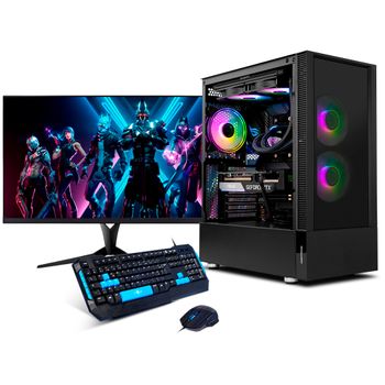 Neo-pc Delta Gaming Intel I9-12900kf/32gb/1tb M.2/rtx 4070 Super + Monitor 27" Fullhd + Teclado Y Ratón.