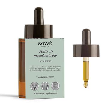 Aceite De Macadamia - 100% Orgánico Y Prensado En Frío - Para Todo Tipo De Pieles - Cuidado Facial - Corporal - Capilar