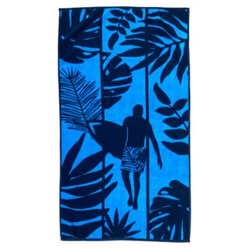 Toalla De Playa Wapi 70x140 400g/m² Terciopelo Jacquard