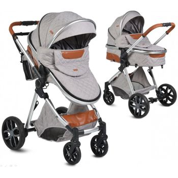 Bebelissimo - Carrito De Bebé - 2 En 1 - Silla De Paseo Para Niños -  Carricoche Convertible - 0-22kg - Nya - Beige con Ofertas en Carrefour