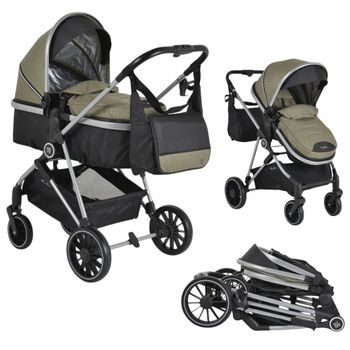 Carrito De Bebé Duo Convertible Kali Hasta 22 Kg De Moni Olive Green