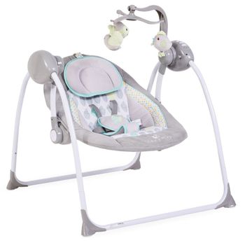 Hamaca Eléctrica Para Bebés Baby Swing Grey