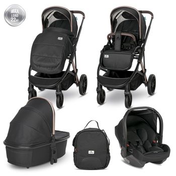 Carrito De Bebé 2 Piezas Storm Lorelli Negro