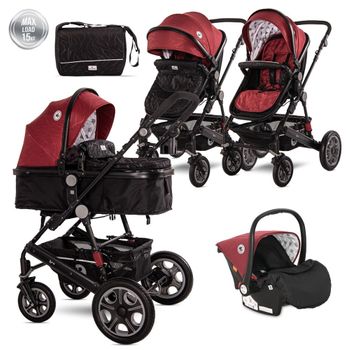 Carrito De Bebé 2 Piezas Daisy Lorelli Gris con Ofertas en Carrefour