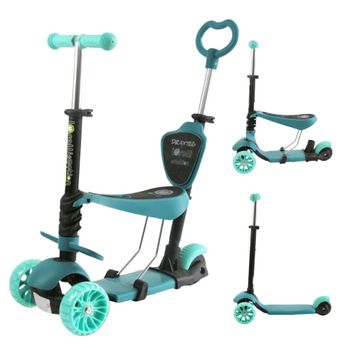 Patinete Evolutivo Con Asiento Y Mango Parental Draxter Plus Mint