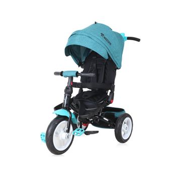 Triciclo Infantil Evolutivo Con Asiento Giratorio 360º Jaguar Verde De Lorelli