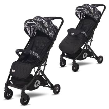 Silla De Paseo Ligera Myla Black Marble De Lorelli