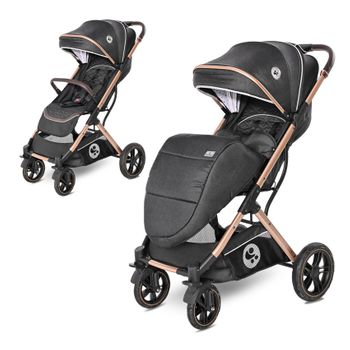 Silla Paseo Infantil Hasta 22 Kilos Con Cubrepiés Storm Luxe Black De Lorelli