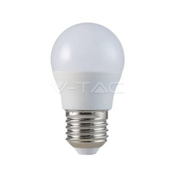 Bombilla Led E27 V-tac  5,5w>>40w Luz Calida 470lm G45 Golfball L7407