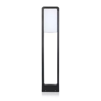 Bolardo 10w Led Con Chip Samsung. Negro Ip65 3000k