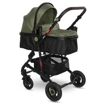 Carrito De Bebé Dúo Convertible Alba Premium De Lorelli Loden Green