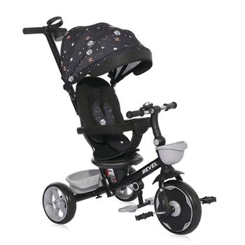 Triciclo Revel Con Asiento Giratorio 360º De Lorelli Black Cosmos