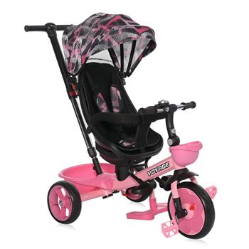 Triciclo Evolutivo Giratorio Rosa LittleCocoBaby