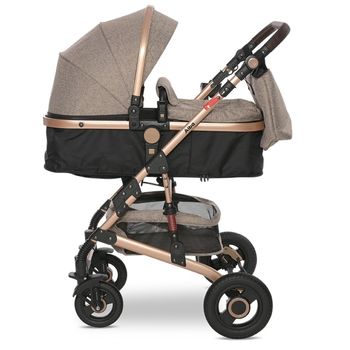 Carrito De Bebé Dúo Convertible Alba Premium De Lorelli Pearl Beige