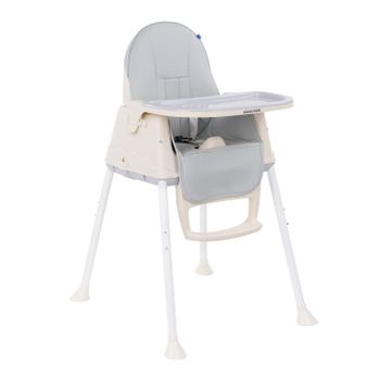 KÜB Trona de Bebe Evolutiva Compacta, Plegable, Ajustable y Regulable con  Bandeja Extraíble - Sillita de Bebé Alta Infantil con Respaldo Reclinable