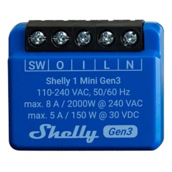 Módulo Automatización Shelly Plus 1 Mini 3ra Generación