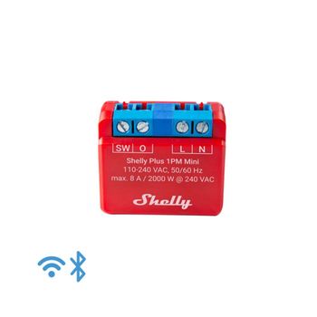 Conmutador De Red Wi-fi - Shellyplus1pmmini - Shelly