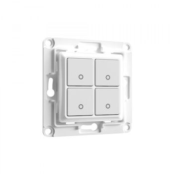 Shellywallswitch4buttonw Interruptor De Pared Cuádruple - Shelly