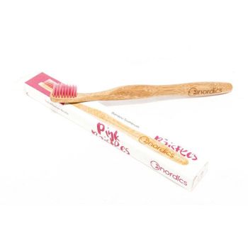 Nordics Cepillo Dental Bambú - Rosa 10 Gr