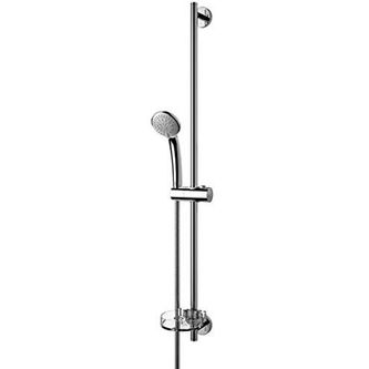 Ideal Standard B9504aa Kit Idealrain S3 8cm Diam, 3 Funciones, Barra 90 Cm Con Jabonera