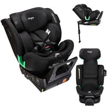 Silla De Coche Bbgo St5 Grupos 0-1-2-3 Para Niños De 40-150 Cm Isize Iso-fix 360 Black