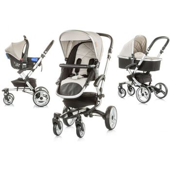 CARRITO PARA BEBES 3 PIEZAS ELITE 2021 CHIPOLINO - PEQUENENES