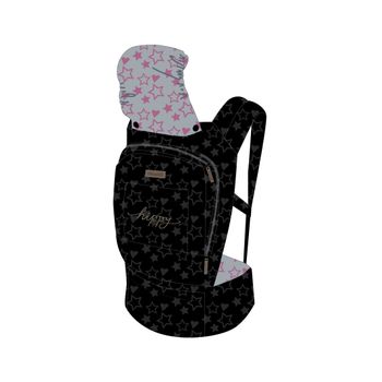 Mochila Portabebes Hippy Pink Stars De Chipolino