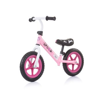 HOMCOM Bicicleta sin Pedales para Niños de 1-3 Años Bicicleta de Bebé  60x24x37 cm Rosa