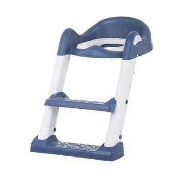 Adaptador De Orinal Con Escaleta Tippy Azul De Chipolino