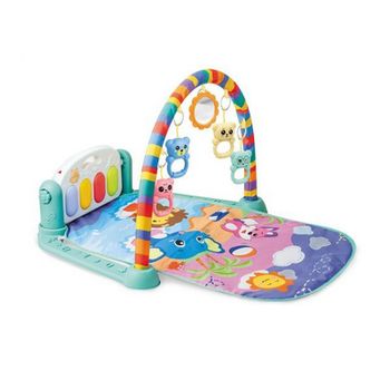 Manta Actividades Bebe Piano Azul Ms - CiezaComercia