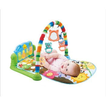 Fisher-Price Ríe y Aprende Mesa de mezclas DJ musical Piano de juguete con  actividades, luces