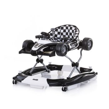 Andador Multifunciones Racer 4 In 1 Black/white De Chipolino