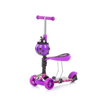 Patinete Evolutivo Con Asiento Y Mango Parental Draxter Plus Black Graffiti  con Ofertas en Carrefour