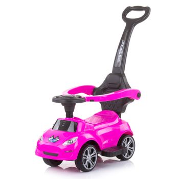 Correpasillos Con Mango Parental Extraíble Turbo Pinkde Chipolino