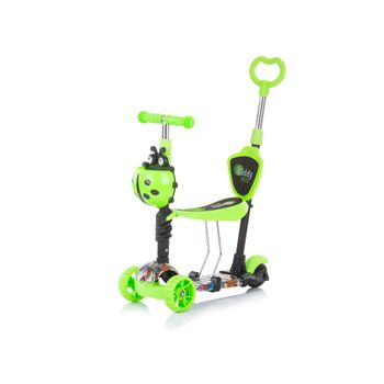 Patinete Infantil Con Manillar Parental Kiddy Evo Green Grafitti De Chipolino