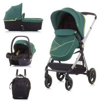 Carrito De Bebé De Tres Piezas Con Capazo Duro Crysta Denim Blue De Lorelli  con Ofertas en Carrefour